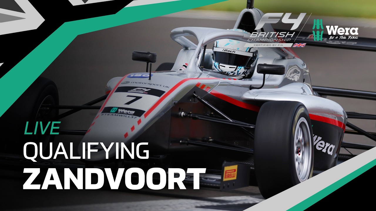 📺 LIVE | Round 5 | Qualifying | Zandvoort | Wera Tools British F4