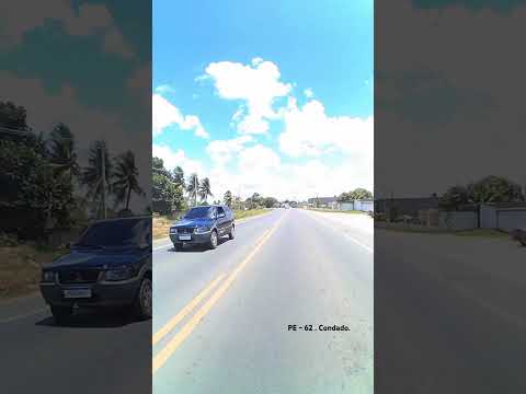 PE 62. Condado-PE. Pista boa.#triumph #viagemdemoto