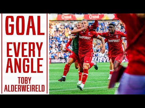 ⚽ ALL ANGLES I TOBY ALDERWEIRELD GOAL THAT MADE ROYAL ANTWERP FOOTBALL CLUB CHAMPIONS 🏆 | 2022-2023