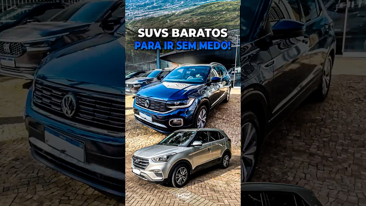TOP 4 MELHORES SUVs ATÉ R$100 MIL PARA NÃO SE INCOMODAR!!🔥