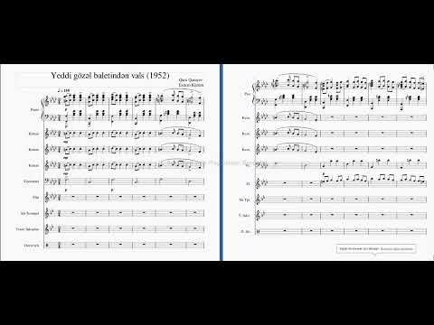 Kara Karayev- Waltz from Ballet Suite Seven Beauties (Notes)