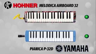 Video thumbnail for Comparação de Som - Hohner Airboard 32 & Yamaha P-32D #26 by Escaletosfera - O canal da escaleta!
