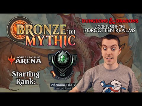 🥉 MTG Arena: Bronze To Mythic: Episode 9 - Starting Rank: Platinum 3 (Limited: D&D Draft)