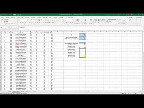Excel: échantillonnage systématique