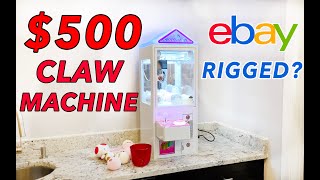 $500 Mini Claw Machine (Unboxing, Setup, Review) Commercial-Grade + Menu Walk-Thru