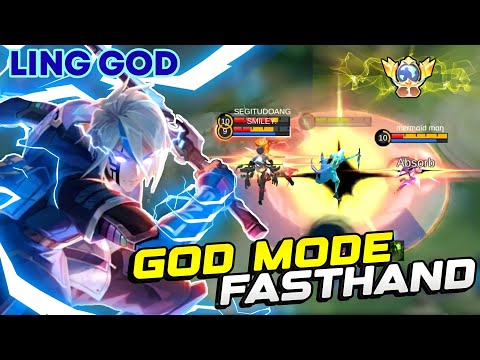 LING FASTHAND SUPER AGGRESSIVE | CRAZY TRICK ON LING FOR FASTHAND - Mobile Legends