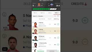 TEAM RANK #1 KKR VS DC BEST TEAM PREDICTION | DREAM 11 2022 | TATA IPL 2022 #shorts #short