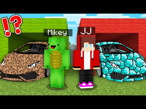 zenichi_maizen - JJ vs Mikey Cars Challenge in Minecraft - Maizen