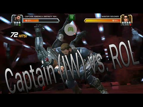Captain America Infinity War Vs. ROL Winter Soldier| All abilities and special attacks | MCOC