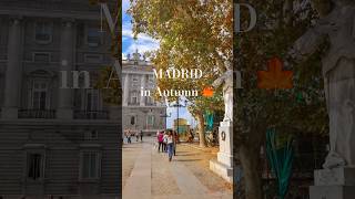 Fall in love with Madrid this Autumn! 🍁 #Fall #madridspain #shorts