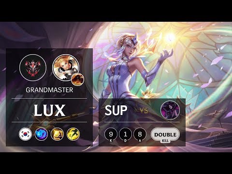 Lux Support vs Morgana - KR Grandmaster Patch 9.10