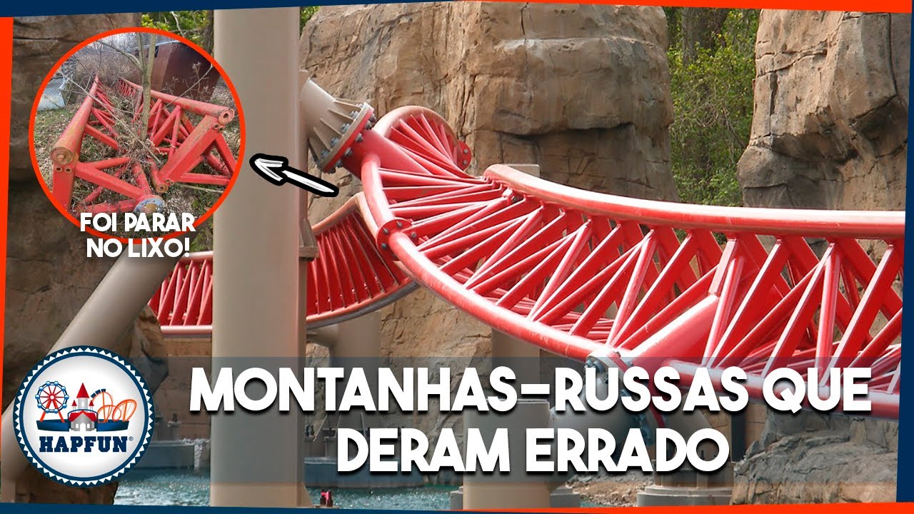 10 PIORES problemas em montanhas-russas que foram DEMOLIDAS ou ALTERADAS | Hapfun