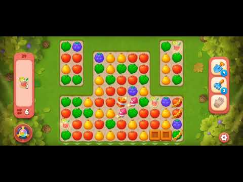 Gardenscapes Level 29 Hard (No Boosters)