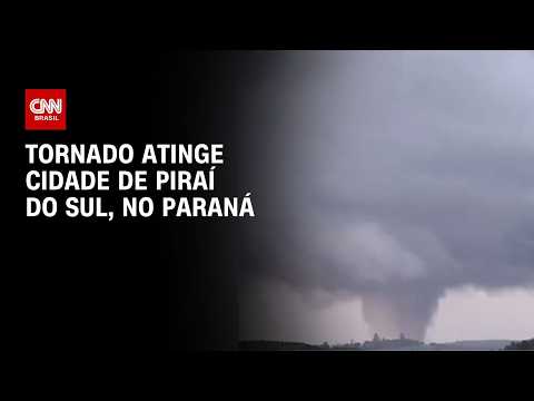 Tornado atinge cidade no Paraná e causa destruição | AGORA CNN