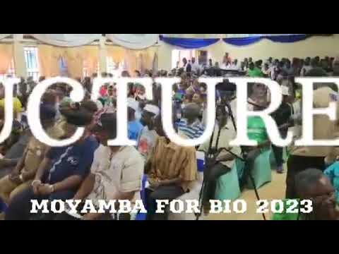 MOYAMBA DISTRICT ENDORSE PRESIDENT JULIUS MAADA BIO FOR 2023. BY General Kaloko.