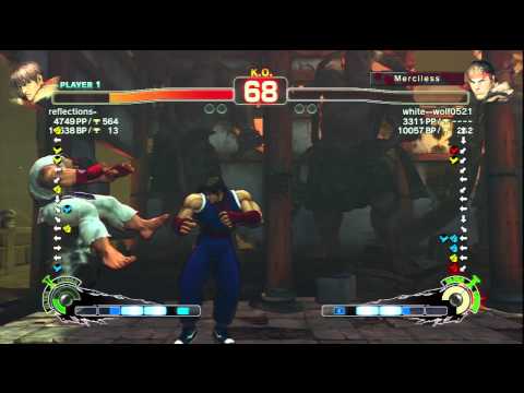 reflections- [Guy] Vs white--wolf521 [Ryu] SSF4 AE Japanese Online Ranked Matches - PSN