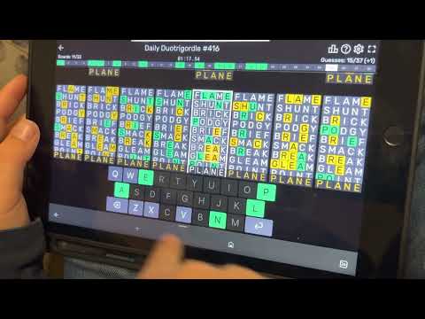 Daily Duotrigordle #416 - 22 April 2023 #wordle #duotrigordle #dailywordle