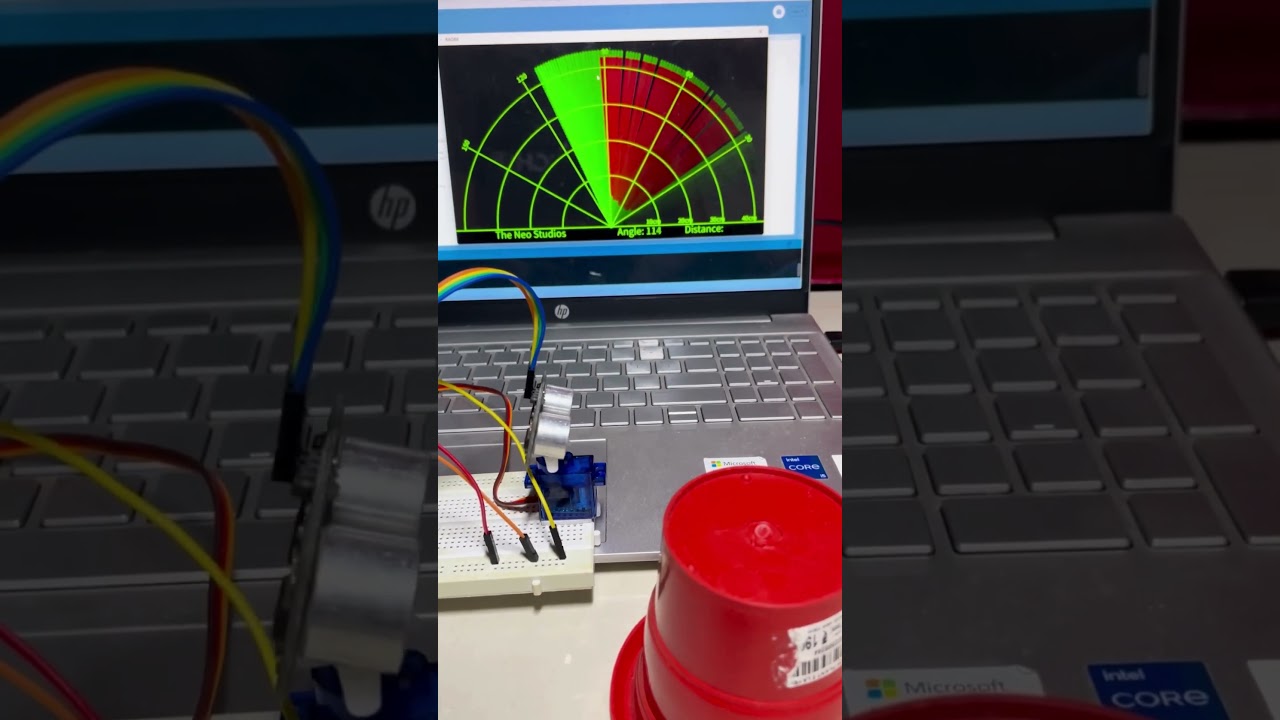 DIY Radar using Ultrasonic sensor and Arduino