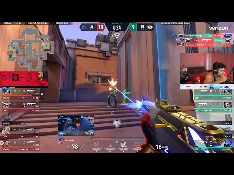 Leviatán Perfect Execution Against Evil Geniuses | VCT VALORANT Stage 2 Americas