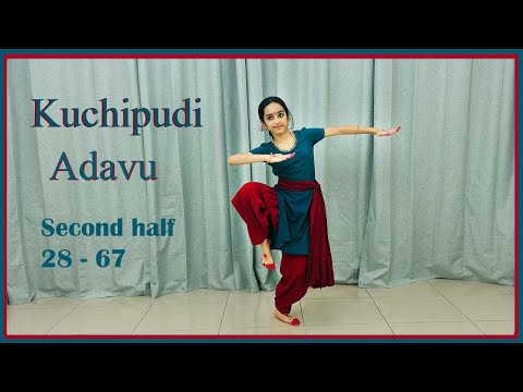 Kuchipudi Adavu||Kuchipudi Second Half Adavu 28-67||Kuchipudi||Kuchipudi Basic Steps||