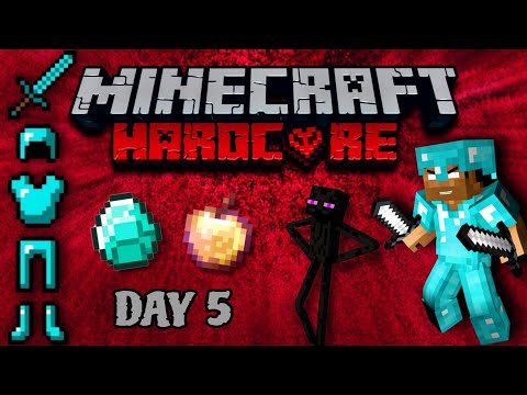 Viczu - 100 days Minecraft Hardcore | Day 5  | Viczu