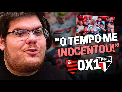 CASIMIRO REAGE: FLAMENGO 0 X 1 SÃO PAULO - FINAL DA COPA DO BRASIL 2023 | Cortes do Casimito