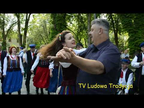 JESTEM SOBIE CHŁOPAK MŁODY rozśpiewany Zespół Ludowy "WIERNA RZEKA" w parku w Busku - Zdroju