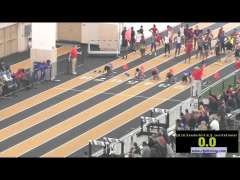 2016 Vandy HS Invite - Girls 60m Dash Seeded Heat 6