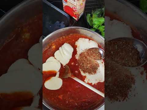 , title : 'Kalorien sparen und Pasta genießen! Tomaten Mozzarella Sauce die du lieben wirst! 🤩❤️'