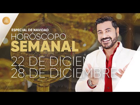 HORÓSCOPO NAVIDAD 22 al 28 de Diciembre con Alfonso León Arquitecto de Sueños