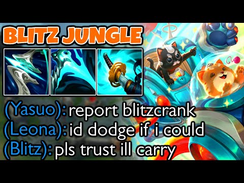 I got reported for picking AD Blitzcrank Jungle during my Off-Meta Climb... | 13.10