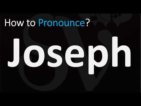 How to Pronounce Joseph? (CORRECTLY)
