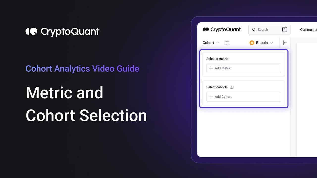 Master CryptoQuant's Cohort Analysis Tool