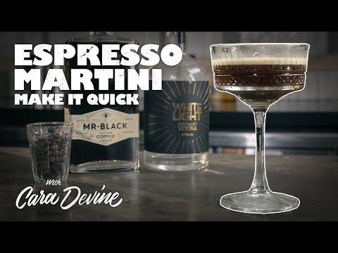 How to make an excellent Espresso Martini, quick!