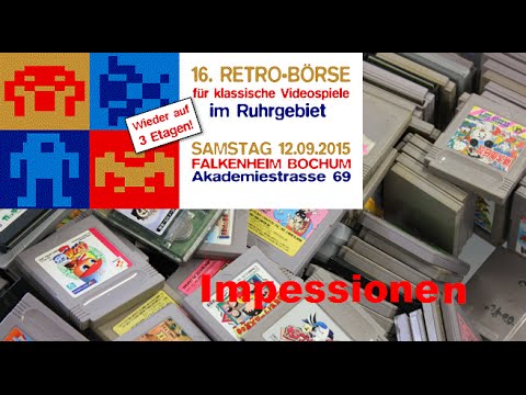 16.Retrobörse in Bochum Falkenheim  Impressionen Nintendo Jaeger