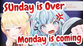 Just Monday-chan & SUnday-chan Can't Stop Teasing Each Other