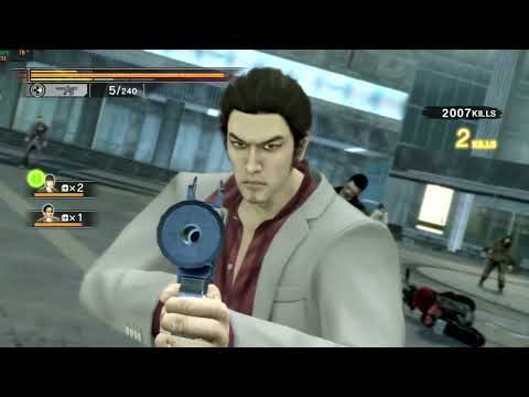 Yakuza Dead Souls - Kiryu x Majima heat action
