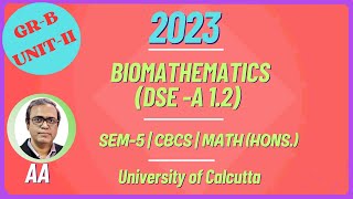 2023 | Unit-2 | Gr-B | Biomath
