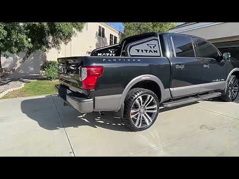 Nissan Titan Platinum Reserve on 24” Wheels