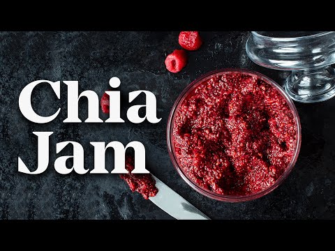Raspberry Chia Jam Recipe | HOW TO MAKE JAM AT HOME