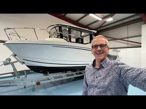 2021 Jeanneau Merry Fisher 795 Marlin with Yamaha 200HP -- Review and Walkthrough