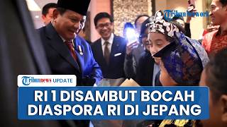 Antusiasme Diapora RI di Jepang, Seorang Anak Beri Buket Bunga Sambut Kehadiran Presiden Prabowo