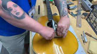Video thumbnail for Repairing John Mayer's OMJM Martin Guitar by Martin Guitar