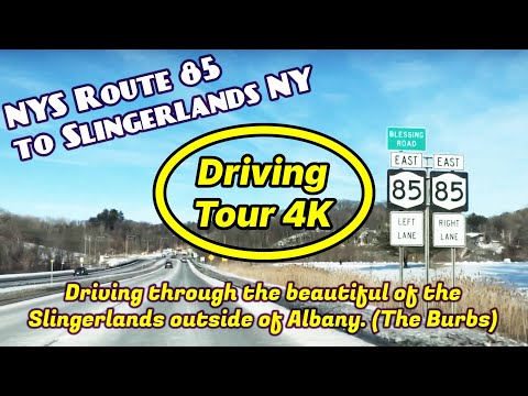 Slingerlands NY | NY Route 85 | A Driving Tour [4K]