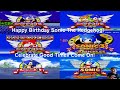 Happy Birthday Sonic The Hedgehog Celebrate Good Times Come On