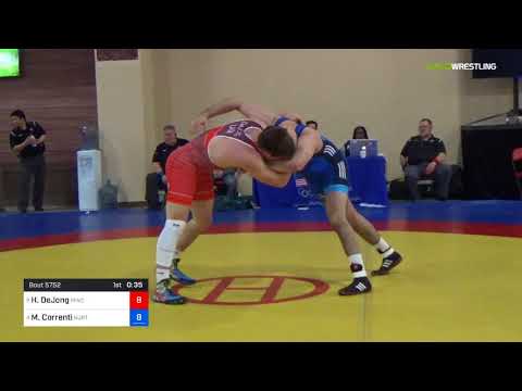 2018 Marine Corps US Open/UWW Junior Freestyle 97 Con Semis - Hunter DeJong (MWC ) Vs. Matthew Cor