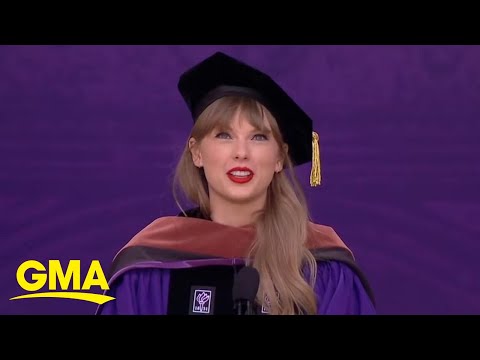 'Never be ashamed of trying': Taylor Swift tells Class of 2022 in commencement speech l GMA