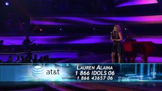 Lauren Alaina - American Idol 10 - Top 11 Redux (Candle In The Wind)