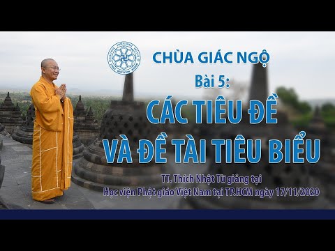 Các tiêu đề và đề tài tiêu biểu l Phương pháp nghiên cứu