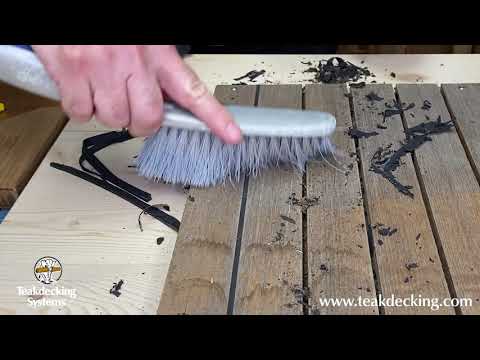 How To Properly Prepare & Re-Caulk a Teak Deck Seam Part 1